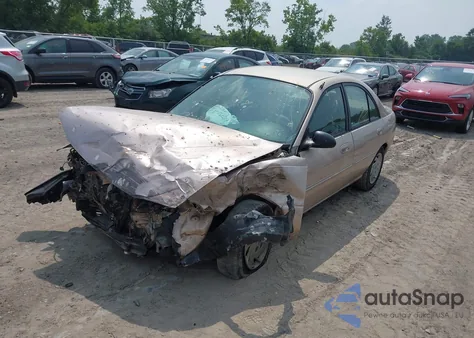 1997 Mercury Tracer Ls z USA, uszkodzony, nr VIN 1MELM13P1VW645341